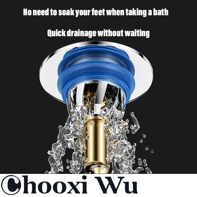 CHOOXIWU-stainless steel round floor drain bathroom floor drain deodorizing floor drain kitchen floor drain balcony floor drain