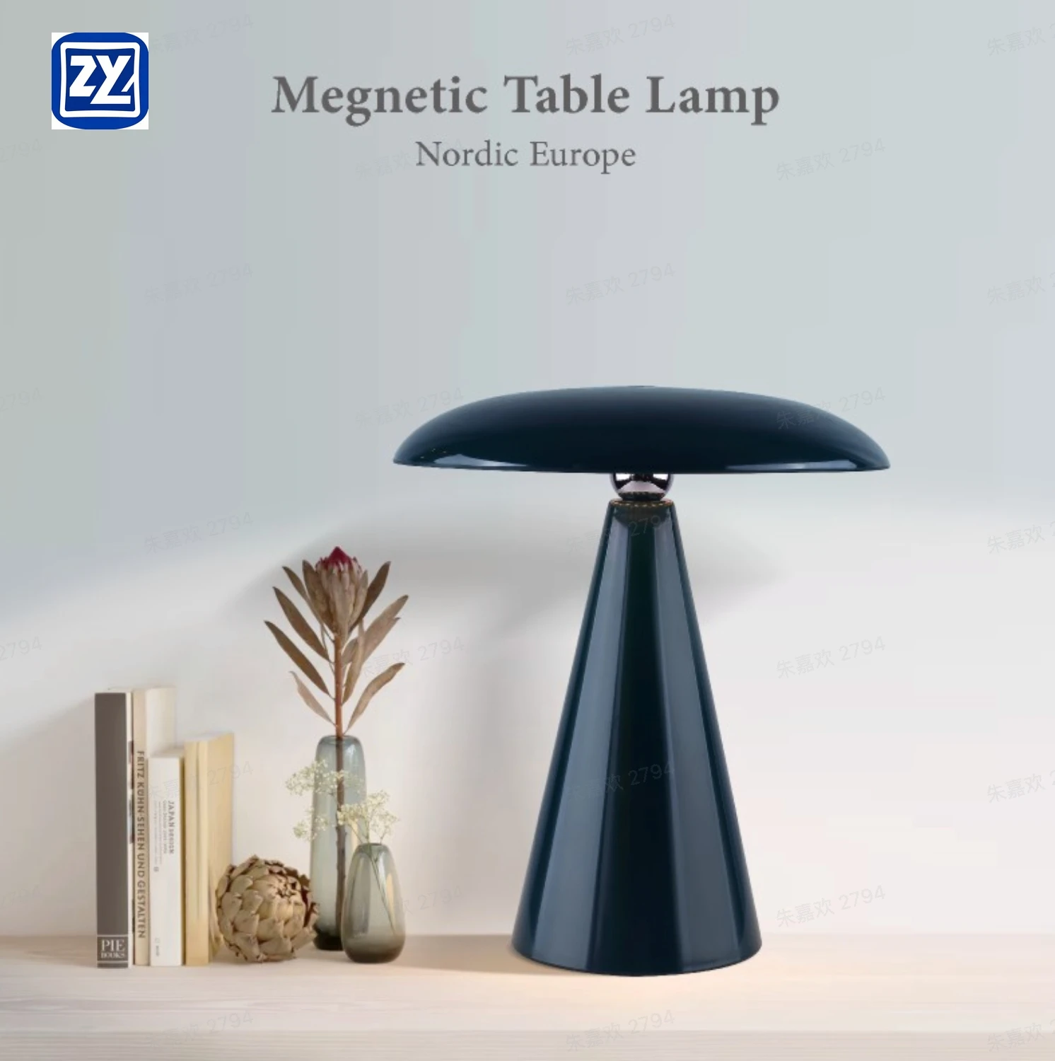 Modern Mushroom Table Lamp for Kids Bedside Reading Lamp Battery Power Creative Atmosphere Lamp for Children's Study Bedroom