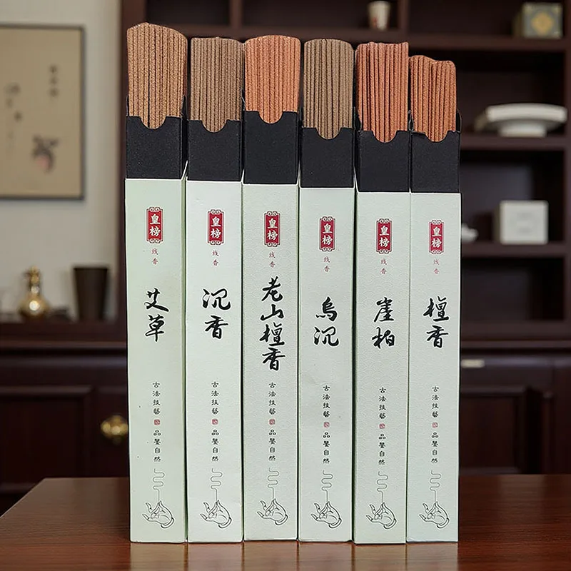 Y 120Pcs/Box Incense Sticks Sandalwood Agilawood Air Refreshing Home Fragrance Tearoom Yoga Meditation Buddhist Aromatherapy image 2