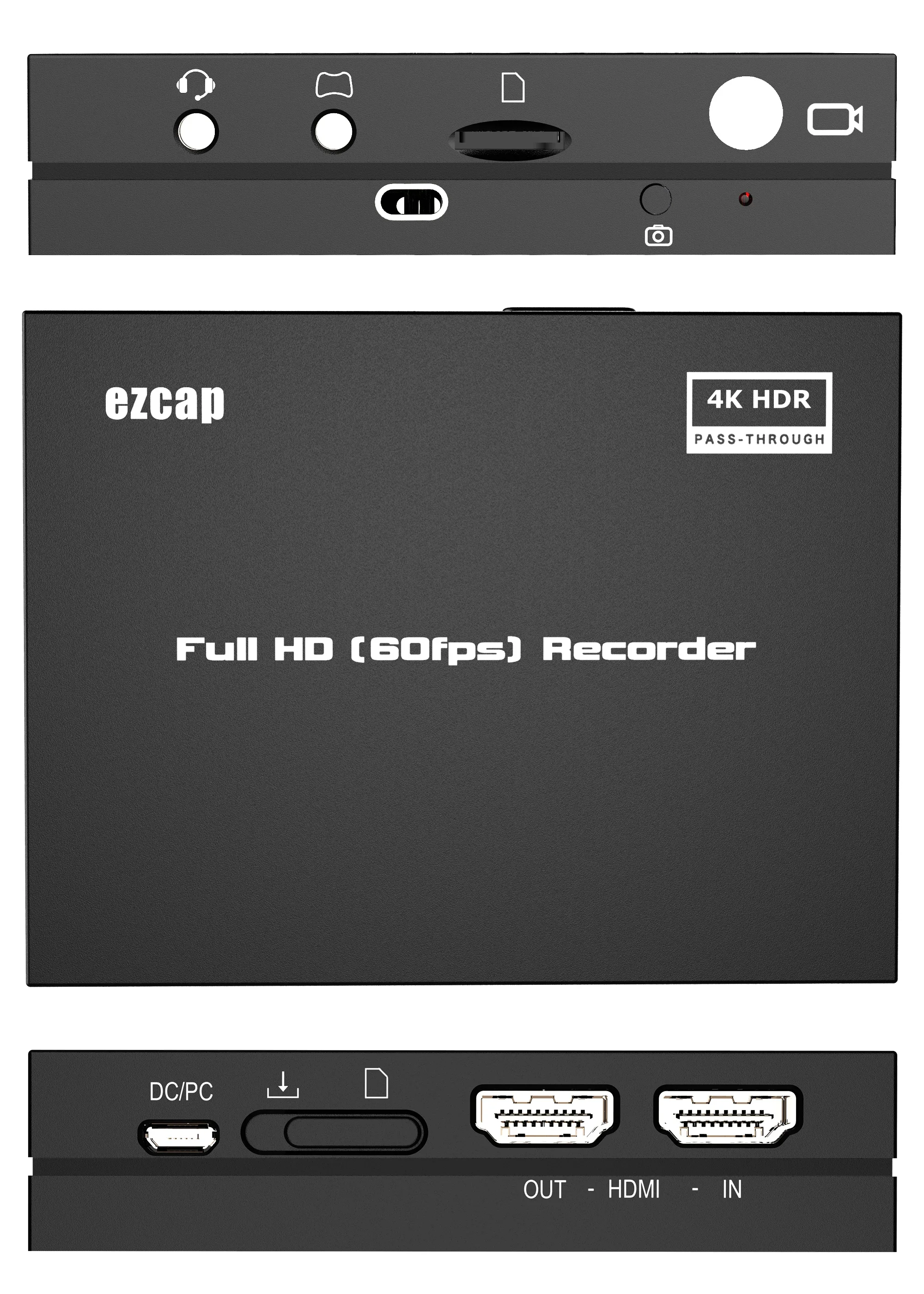 ezcap274 Brand New Standalone 1080P 60fps HDMI Video Game Capture Recorder 4K