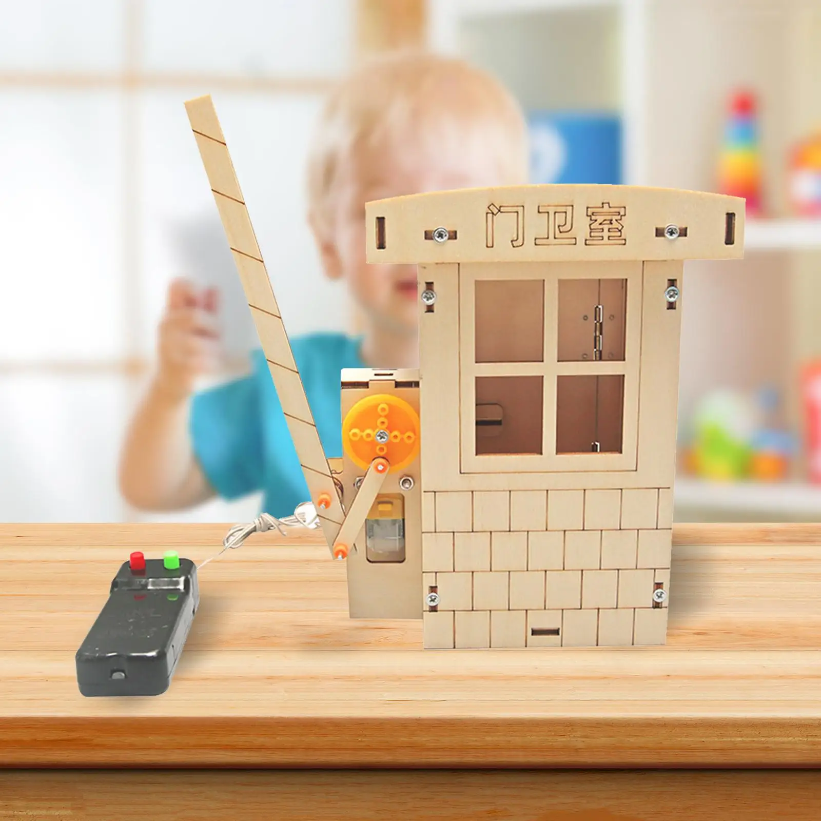 교육용 빌딩 키트 리프트 게이트 모델 키트, 과학 도구 선물, 남아용 교육 보조 과학 실험 키트, DIY 조립