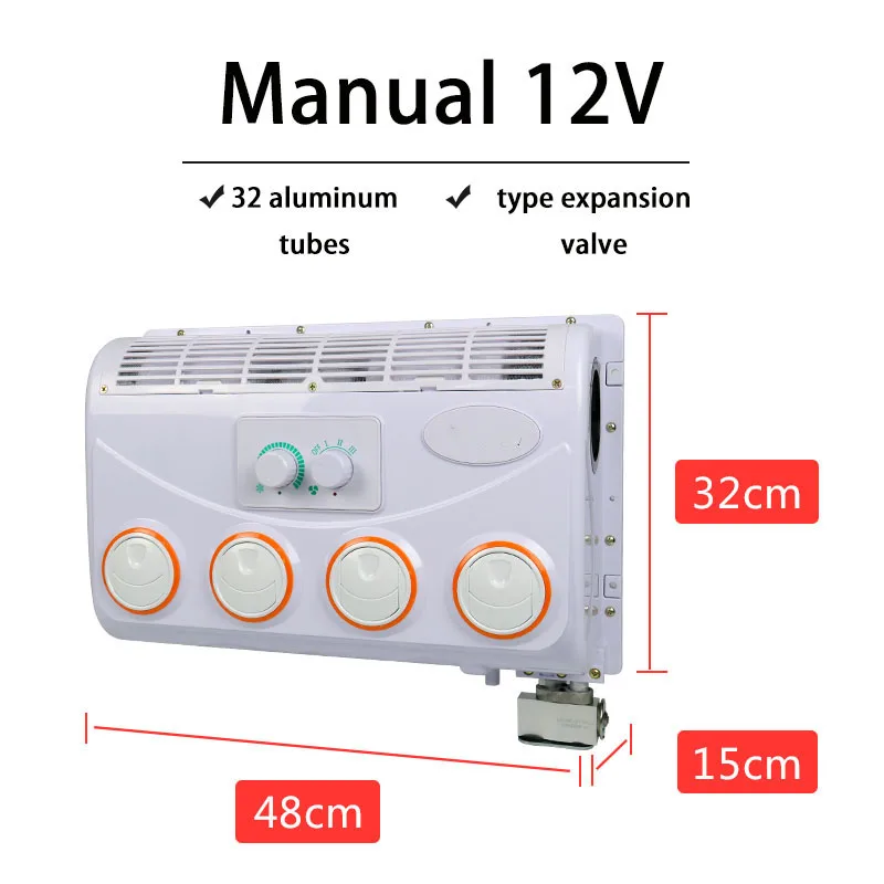 Wieszak na klimatyzator 24v instalacja chłodnicza pojazdu ogólnego przeznaczenia zespół parownika samochodowego 12v