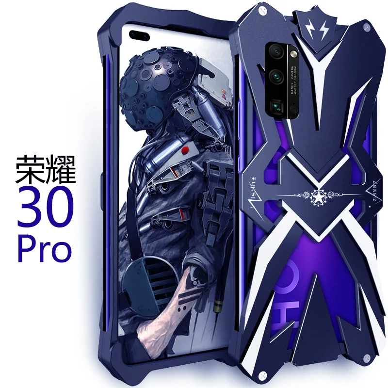 For Huawei Honor 30 Pro New Luxury Full-body Aluminum Metal Cover Honor 20 Pro 90 100 200 300 Ultra Heavy Duty Shockproof