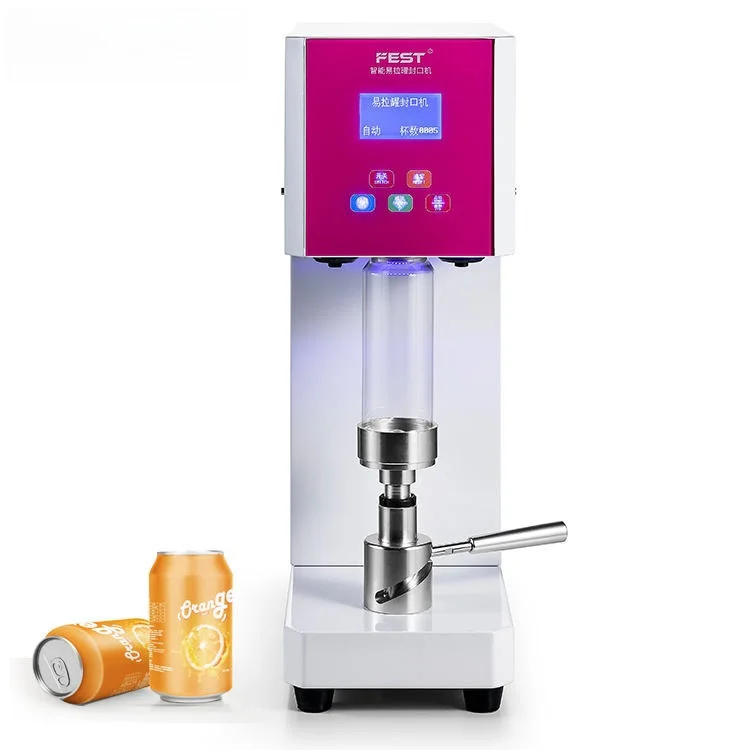 Scelleuse semi-automatique manuelle pour bouteilles PET – Scelleuse manuelle pour canettes en plastique, boissons, bière, soda, rondes