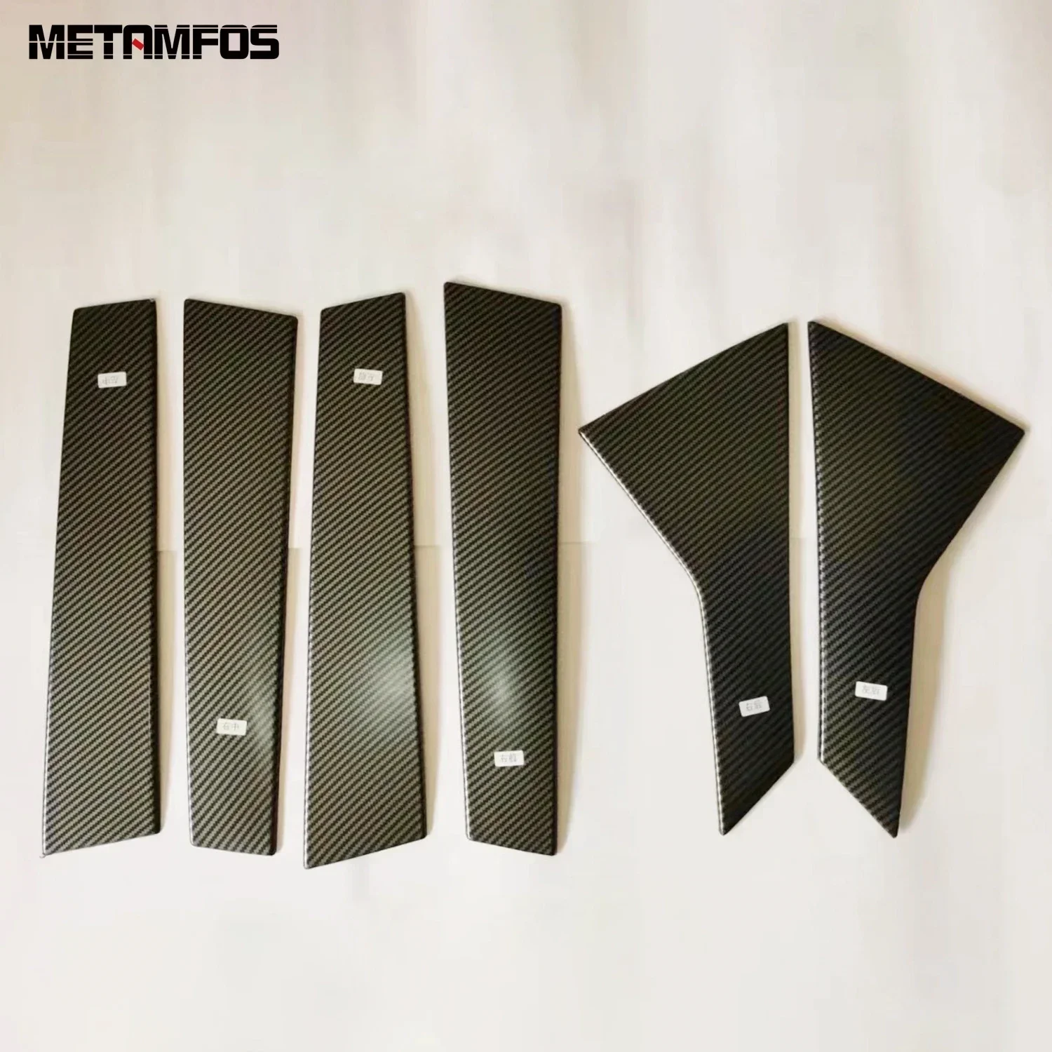 لهوندا سيفيك 11th سيدان 2021 2022 2023 2024 2025 ألياف الكربون نافذة مركز B C عمود المشاركات غطاء الكسوة الملحقات الخارجية