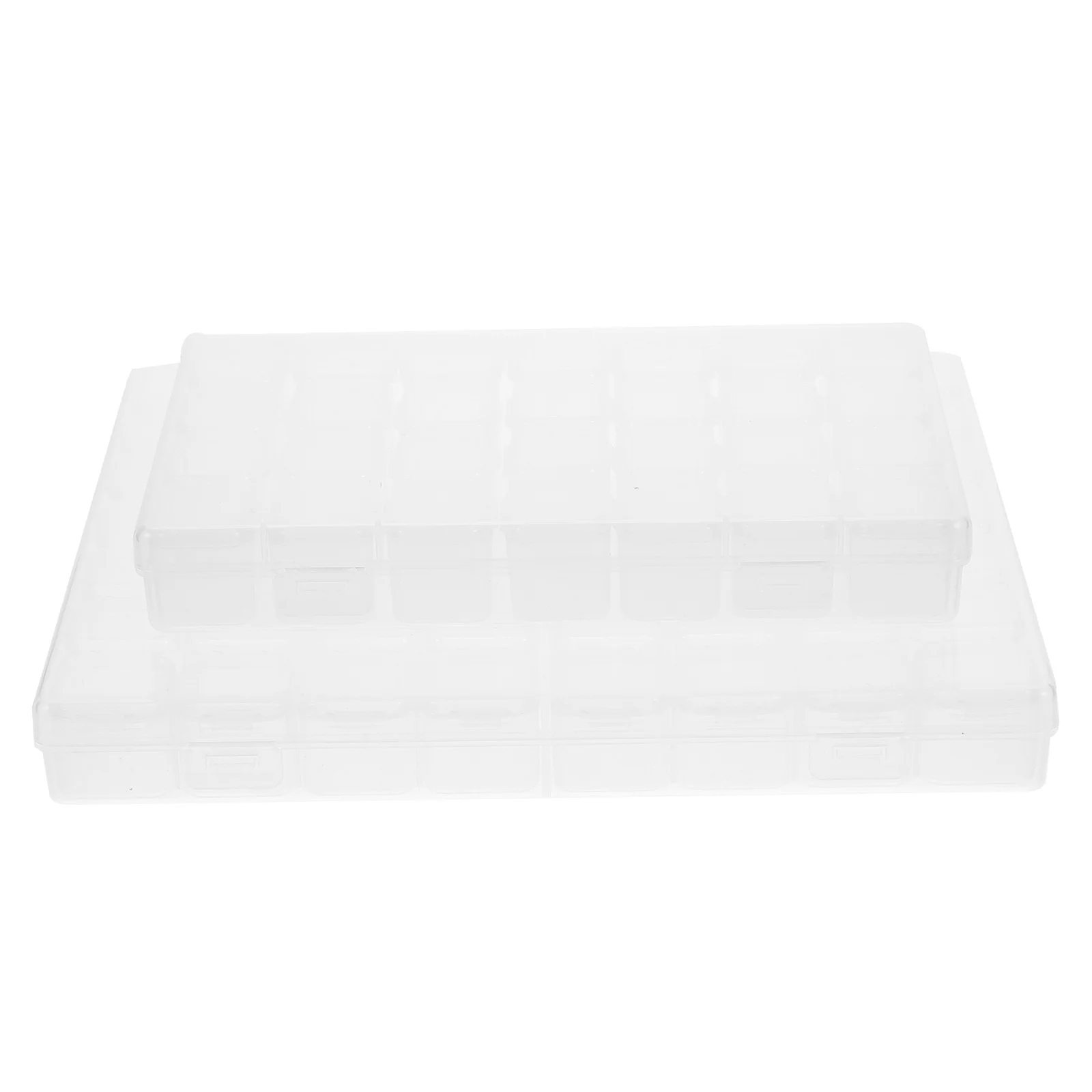 

2Pcs Jewelry Storage Box Compact Organizer for Necklace Earrings Rings Portable Travel Case Jewelry Box Trinket Case