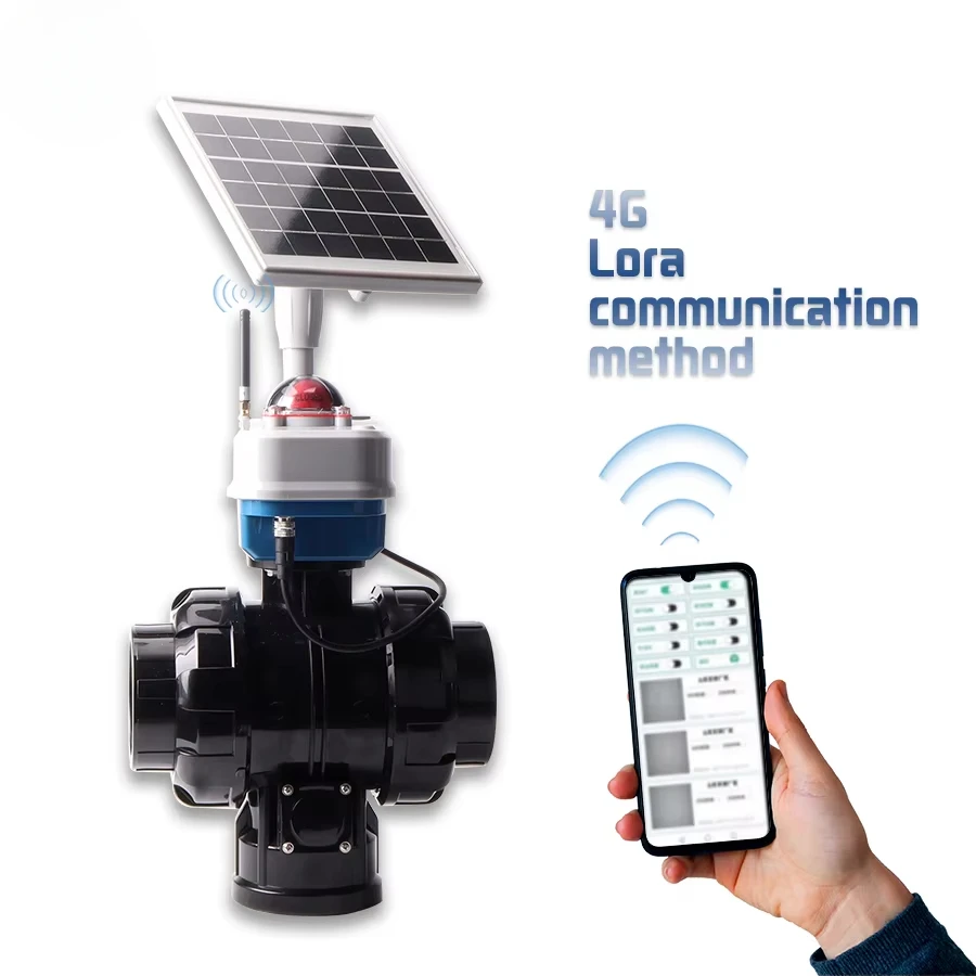 

Solar electric valve intelligent wireless control agricultural irrigation ball valve butterfly valve tee