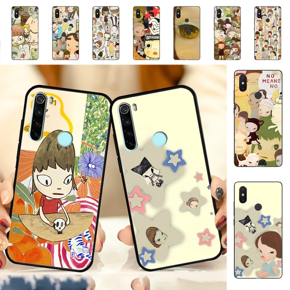 

Yoshitomo Nara Phone Case For Redmi Note 4 X 5 A 6 7 8 T 9 9S 10 11 11S 11Epro Poco M3 pro