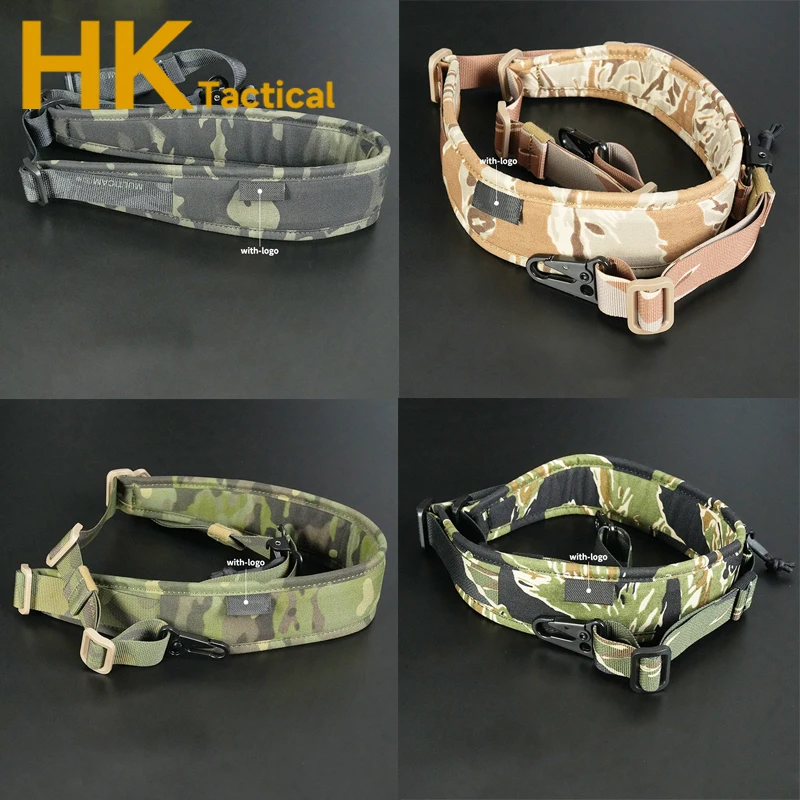 Tactical Double Point Airsoft Sling Strap 500D Nylon Material Adjustable 100-135CM Multipurpose Shoulder Strap Hunting Accessory