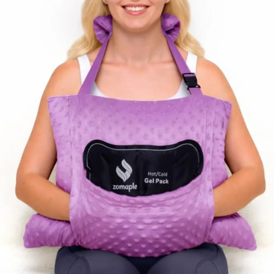 

Recovery Hysterectomy Pillow with Strap and Gel Pack Post Abdominal Surgery Must Haves Ideal for C-Section, Laparoscopic and He