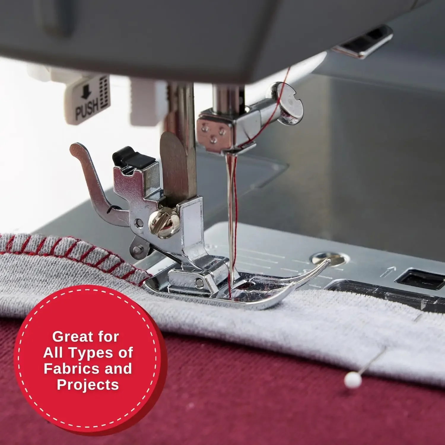 ماكينة خياطة عالية السرعة SINGER Heavy Duty 4432 مع مجموعة ملحقات 110 ماكينة خياطة Singer شديدة التحمل