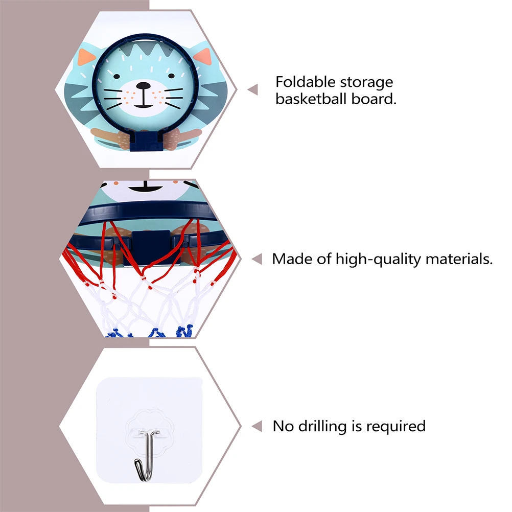 Basketball Backboard Frame Small Lifting Basketballs Plastic Toys Indoor Training Child