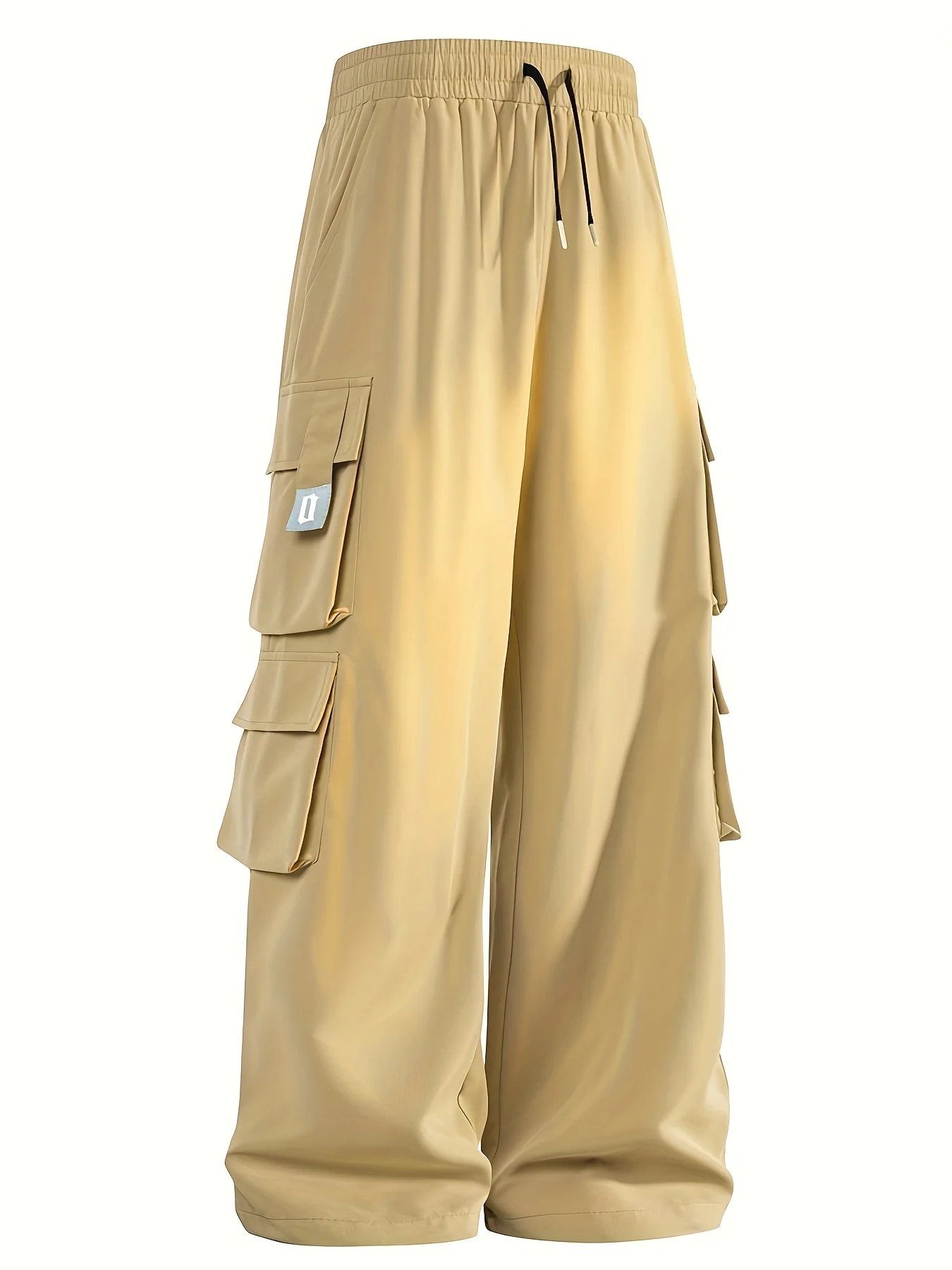 

Мужская новинка, модные брюки, комбинезон с карманом и шнурком