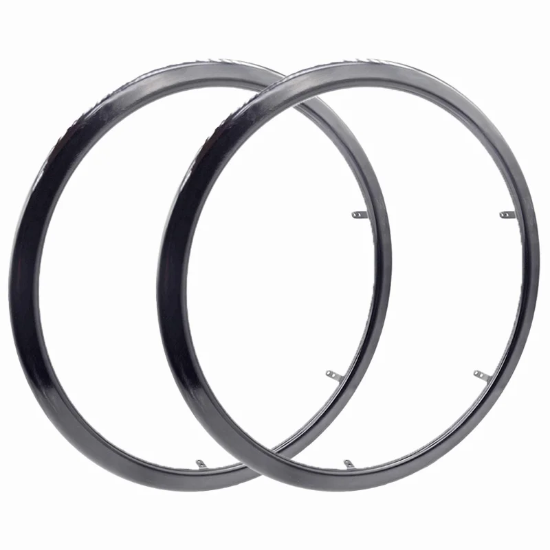 A Pair of 24inch Sports Wheelchair Rear Wheel Handrest Rings, Hand Push Rings Made of T6 Aluminum Alloy, Naturally Suitable for Universal Installation on Both Left and Right Sides