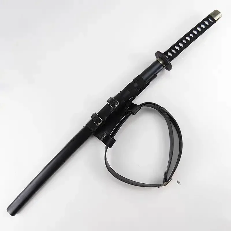 ซองดาบคาตานะหนัง PU สีดำ สำหรับคอสเพลย์อนิเมะ ปีศาจ ซามูไร ดาบยาว ที่คาดเอว ที่ใส่มีด คาตานะญี่ปุ่น ของตกแต่ง