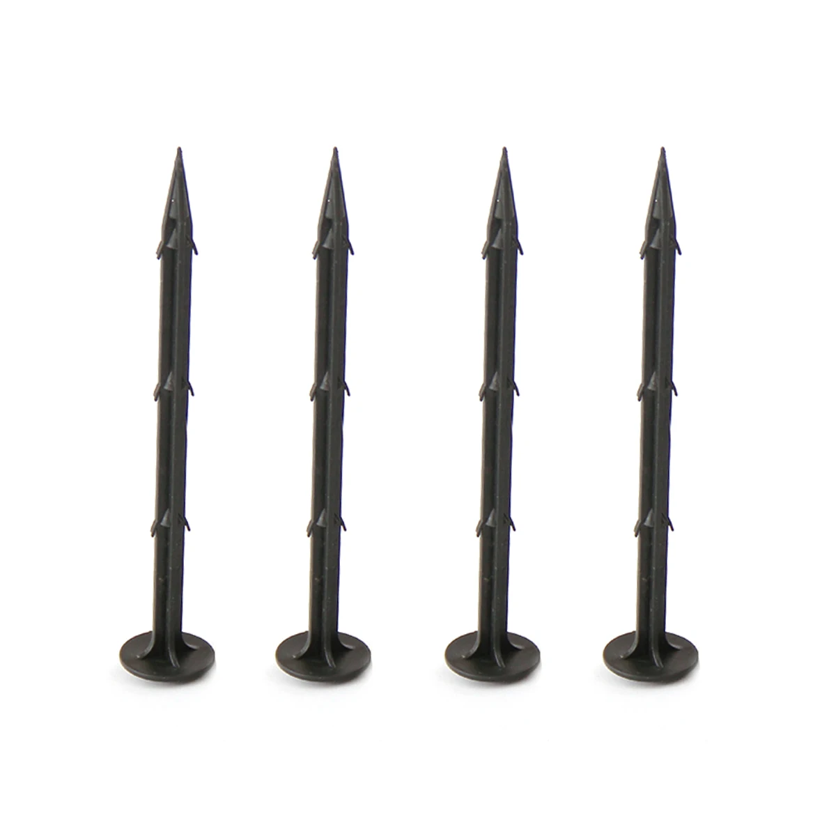 

100pcs Ground Stakes for Tents Canopy Tarps Heavy Duty Plastic Pegs 6 Lightweight Rustproof Durable Camping Outdoor Gear