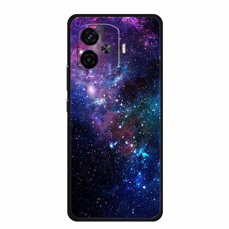 6.78 "ل Vivo iQOO Z9 توربو حافظة Z 9 توربو غطاء الهاتف أسود سيليكون لينة حالات ل Vivo iQOO Z9 توربو الغطاء الخلفي قذيفة