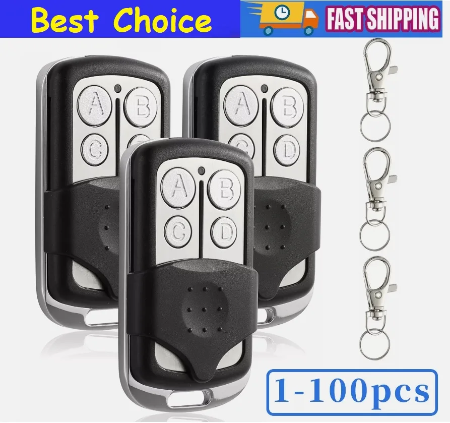 For DEA 433-2 433-1 433-4 MIO TD2 MIO TD4 gate garage door remote control replacement DEA remote garage fixed code 433.92MHz