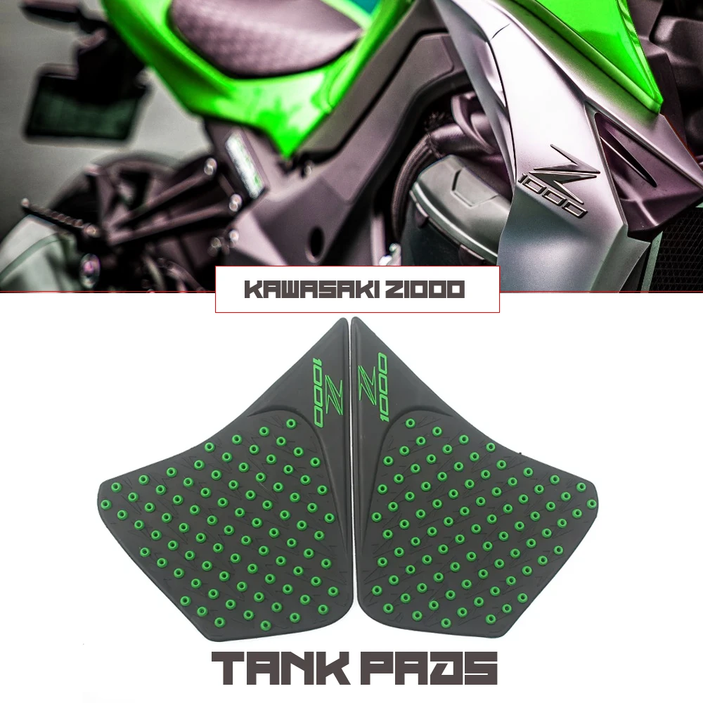 

For Kawasaki Z1000 Z 1000 2014 2015 2016 Motorcycle Accessories Anti Slip Tank Pad 3M Side Gas Knee Grip Protector Sticker