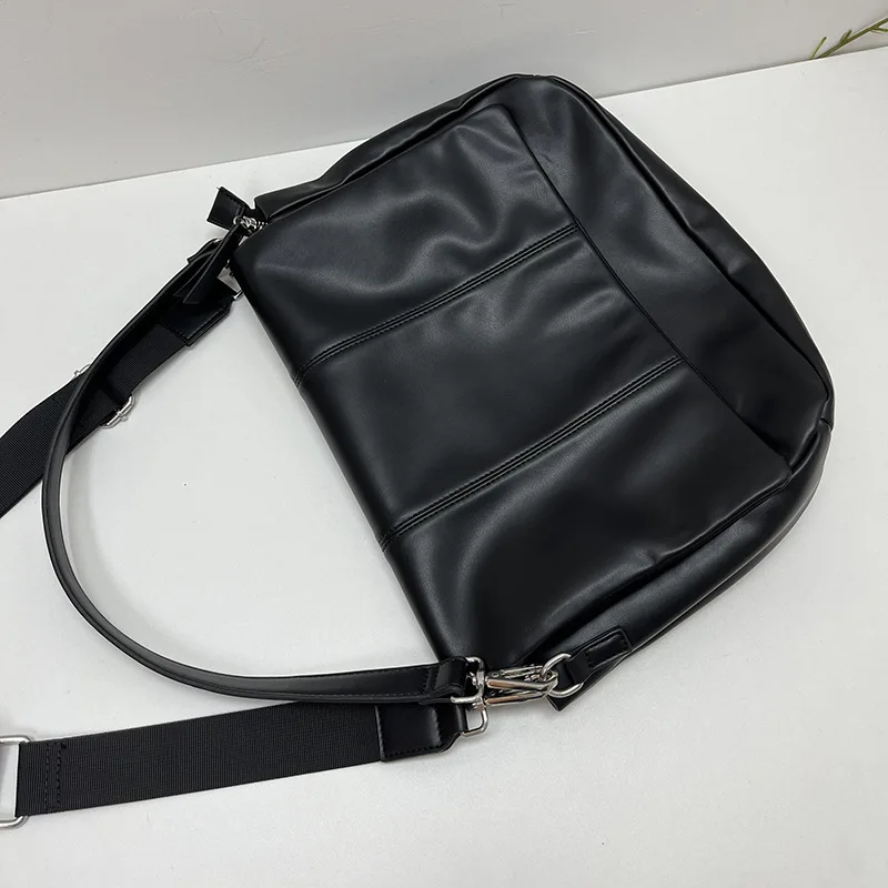 Bolso cruzado de viaje para hombre, bandolera informal de gran capacidad, a la moda