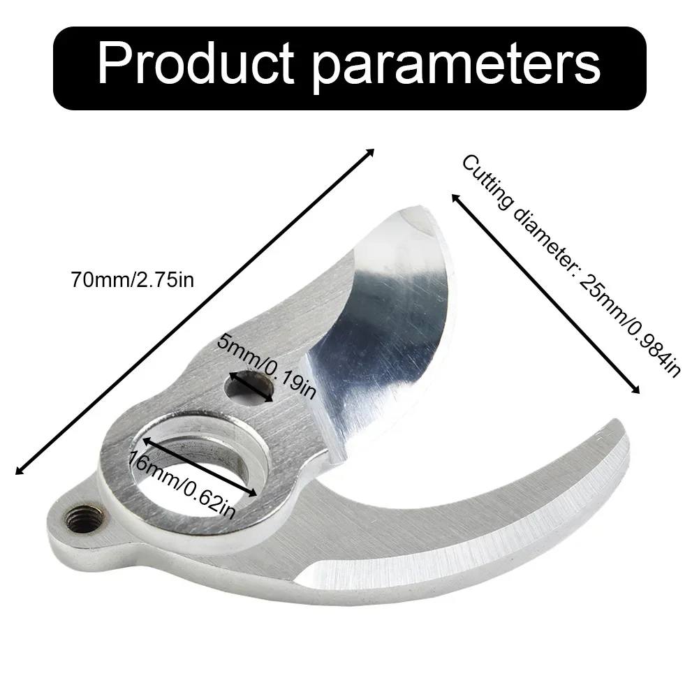 1pair SK5 Electric Pruning Shears Blades Cordless Pruner Cutting-Blade 25mm Pruning Shear Accessory For Pruning