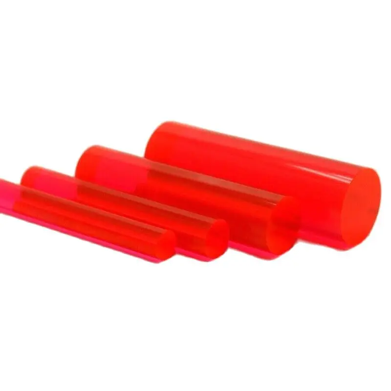 Imagem -05 - Acrílico Rod Verde Vermelho Amarelo Laranja Azul