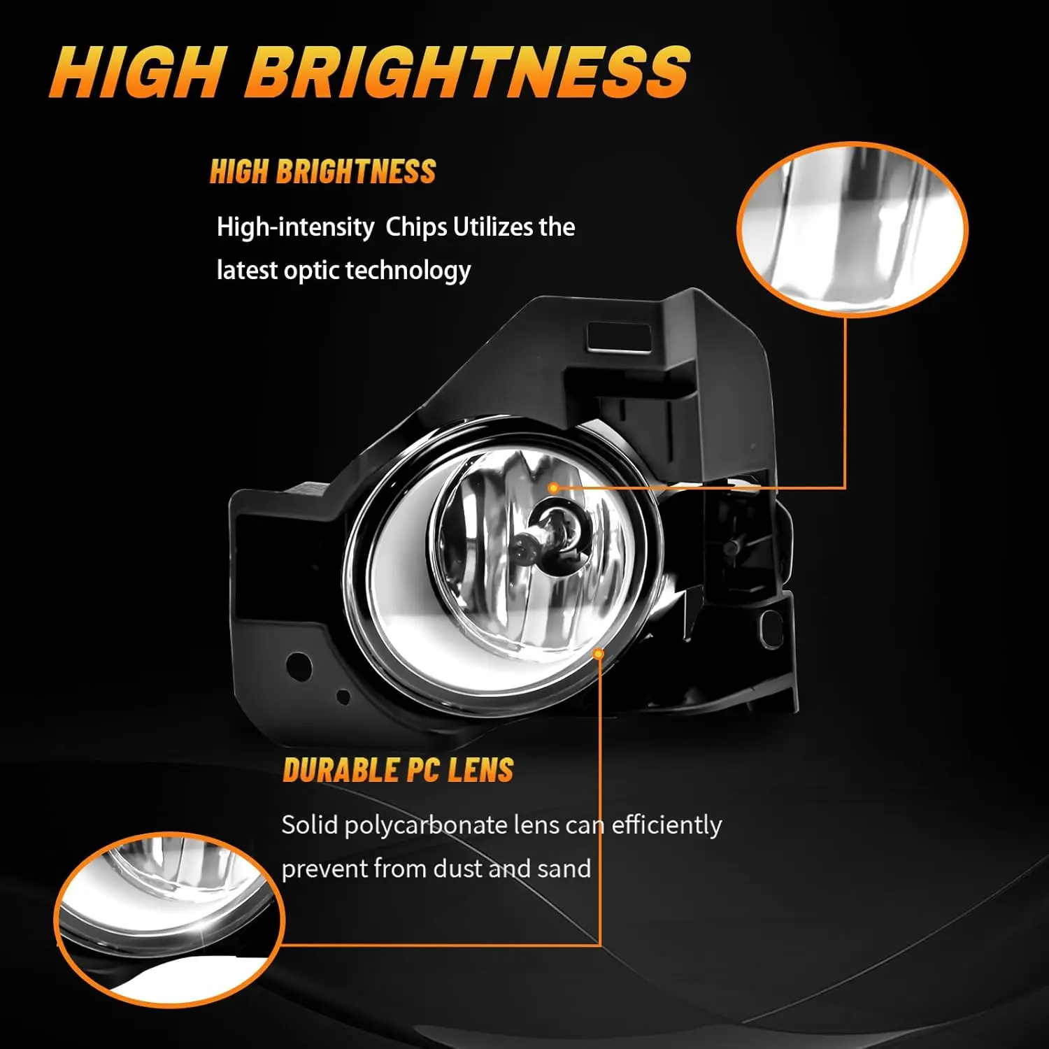Halogen Fog Lights for Nissan Maxima 2009-2014 Front Bumper Driving Fog Lamp Assembly with Switch & Wiring Harness Kits
