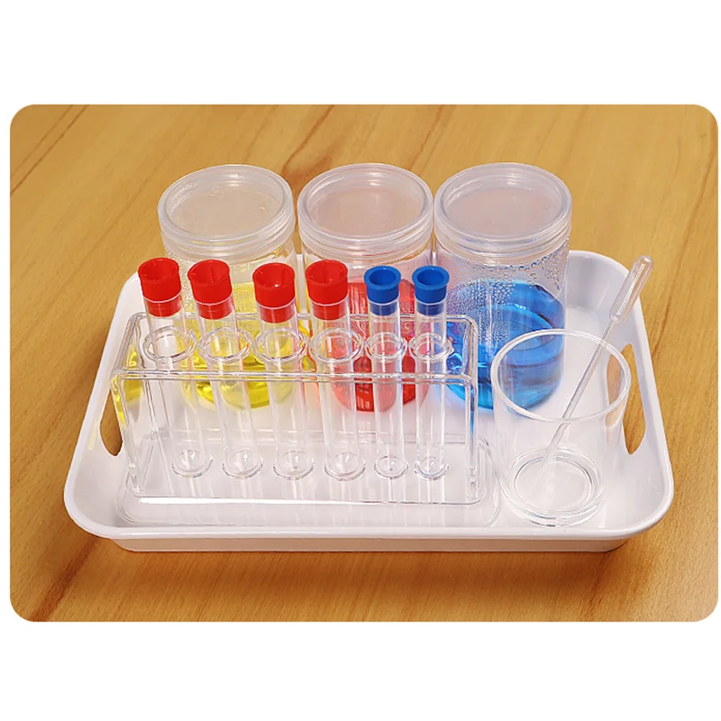 Montessori brinquedos educativos jogo de mistura de cores para crianças ciências ferramentas de aprendizagem precoce atividades de coordenação mão-olho