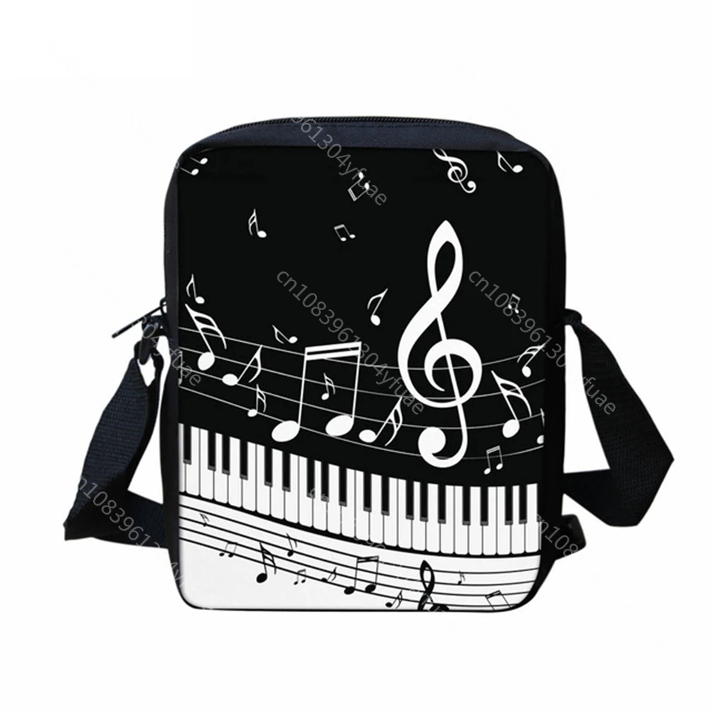 Umhängetaschen Klavier Tastatur Musiknoten drucken kleine Umhängetaschen Frauen Umhängetasche Umhängetaschen für Jungen Mädchen Kinder tasche