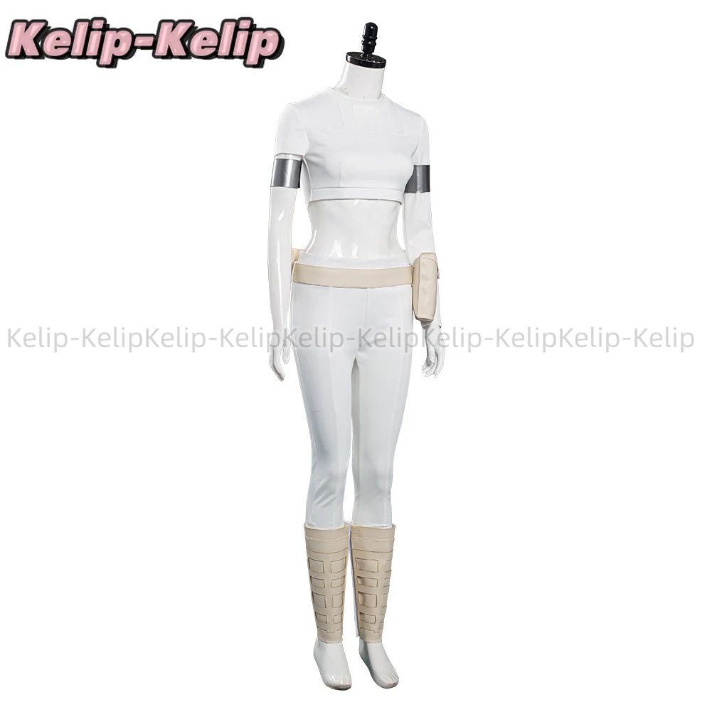 Padme Cosplay Amidala Movie Space Battle Fantasia Costume Disguise For Girls Women Adult Halloween Christmas Carnival Party Suit