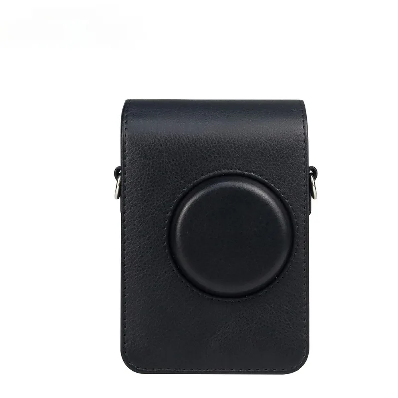 Leather Storage Bag for Fujifilm Instax mini EVO Instant Camera Case Adjustable Strap Retro Protective Cover Photography Pouch