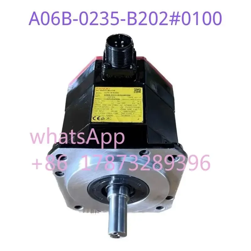 

FANUC A06B-0235-B202#0100 Second-hand Servo Motor，Normal Function Tested OK
