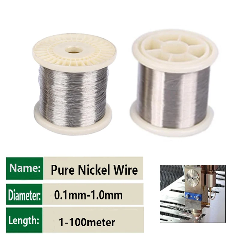 Length 1-100meter Heating Wire Nichrome Heating Wire Alloy Heating Yarn Resistance Wires For Cutting Foam Diameter 0.1mm-1mm