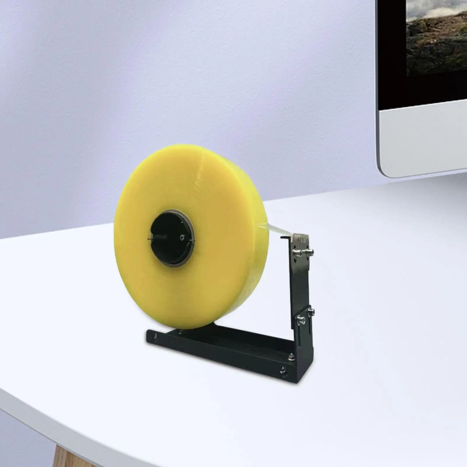 Tabletop Package Roll Tape Dispenser Tool Manual Sealing Packing Machine Portable Practical Baler Sturdy Roll Tape Cutter Office