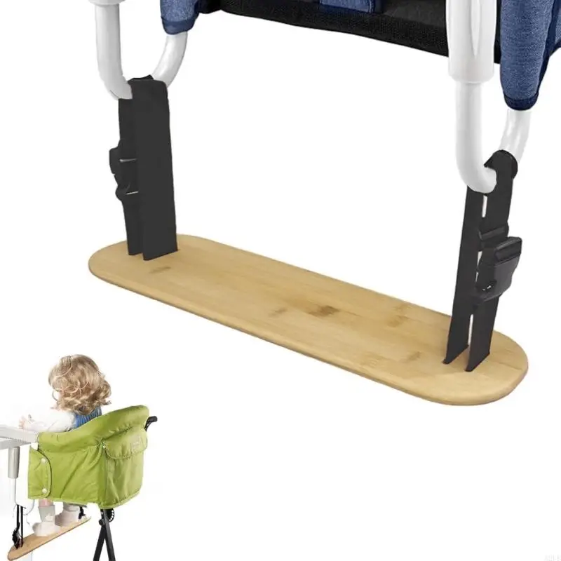 Upgrades Baby High Chair Footrest Addresses Common Footstool Deficiency Adjustable Locking Buckles for Ergonomic Support A2UB