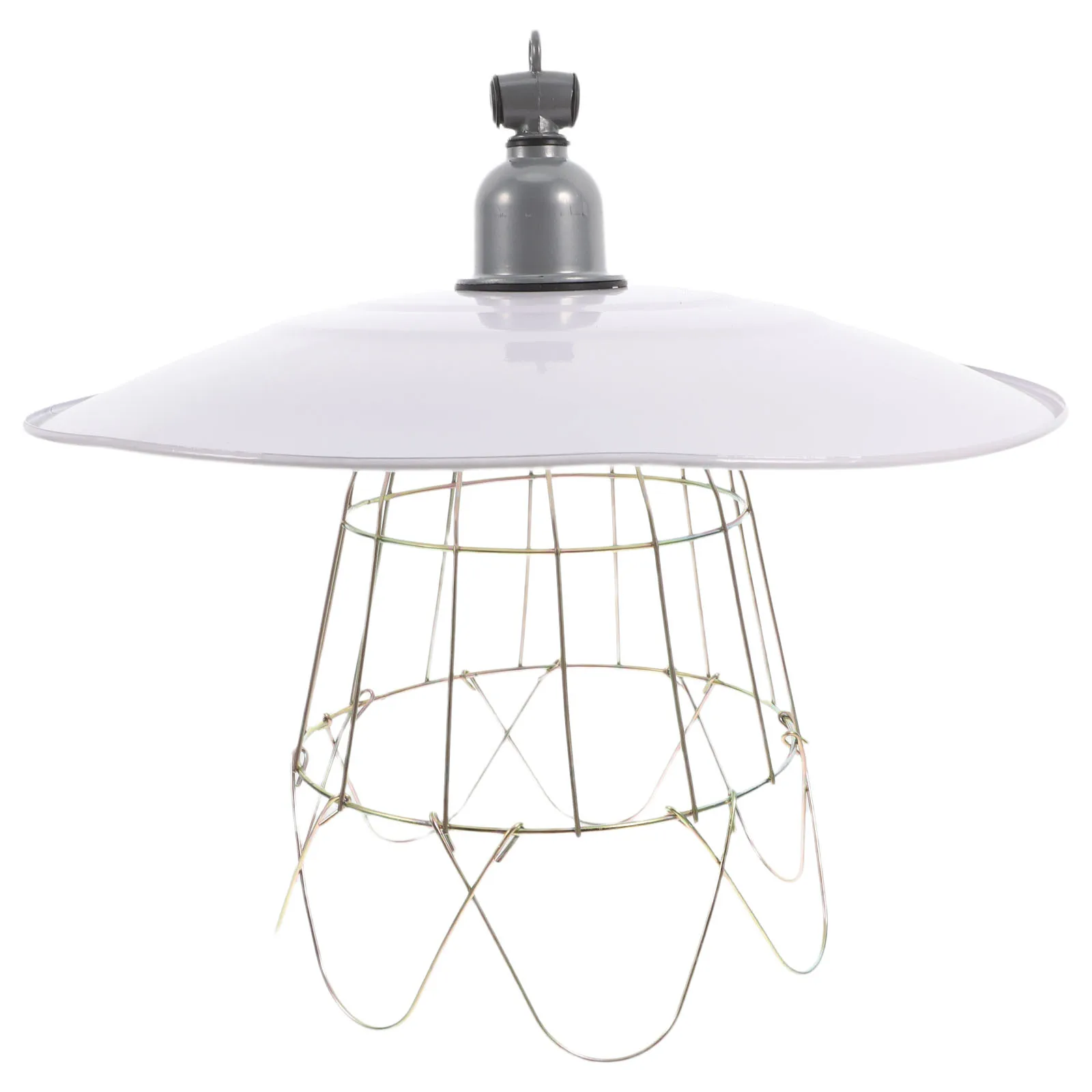 

Insulated Lamps Warmer Chicken Cage Pet Anti Scald Metal Lamp Shades Holder Heat Light Shade Reptile Housing Bulb