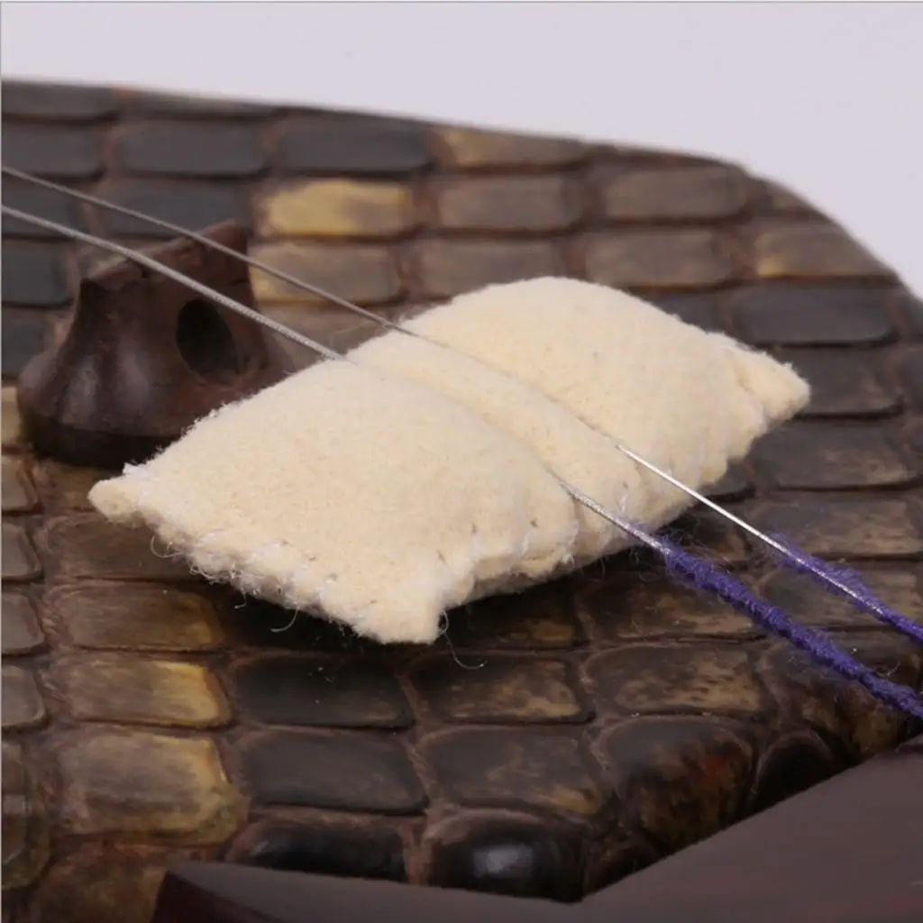 Erhu Sound Filter Pad Leather Silk Insert String Instrument Accessory Noise Control for Late Night Sessions