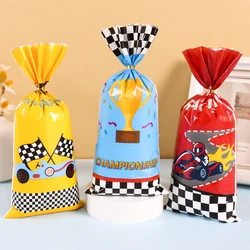 25/50pcs Racing Car Theme Gift Bags, Race Car Party Supplies for Candy Gifts Goodies Treats Birthday Party Favor Candy Bags
