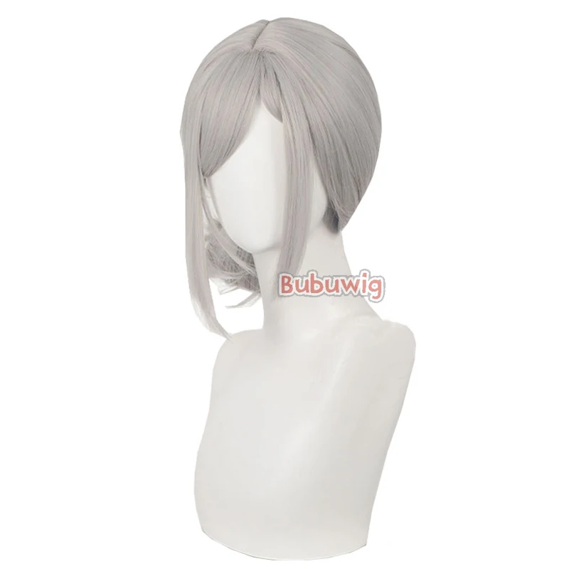 Bubuwig cabelo sintético vertin cosplay perucas jogo reverso: 1999 vertin 55cm feminino longo reto cinza festa peruca resistente ao calor