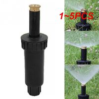 1~5PCS Degrees Adjustable Up Spray Sprinklers Automatic Retractable Watering Lawn Garden Irrigation Water Sprinkler Tool