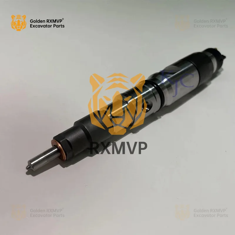 For Doosan DX340 DX350 DL08 Engine Diesel Fuel Injector 0445120040DAEWOO 65 10401 7001C Excavator