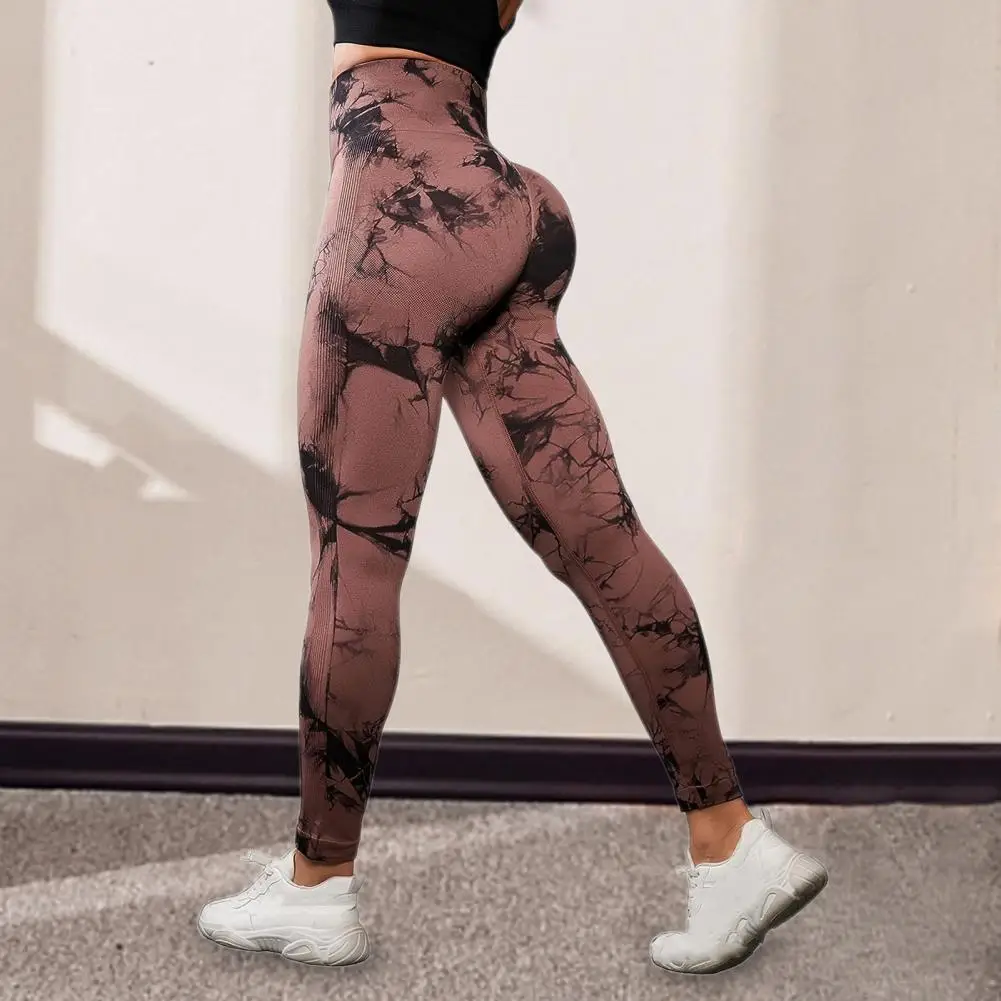 Leggings a coste donna senza cuciture a vita alta Sexy Push Up Butt Yoga pantaloni palestra Fitness Legging Tummy Control Workout Running collant