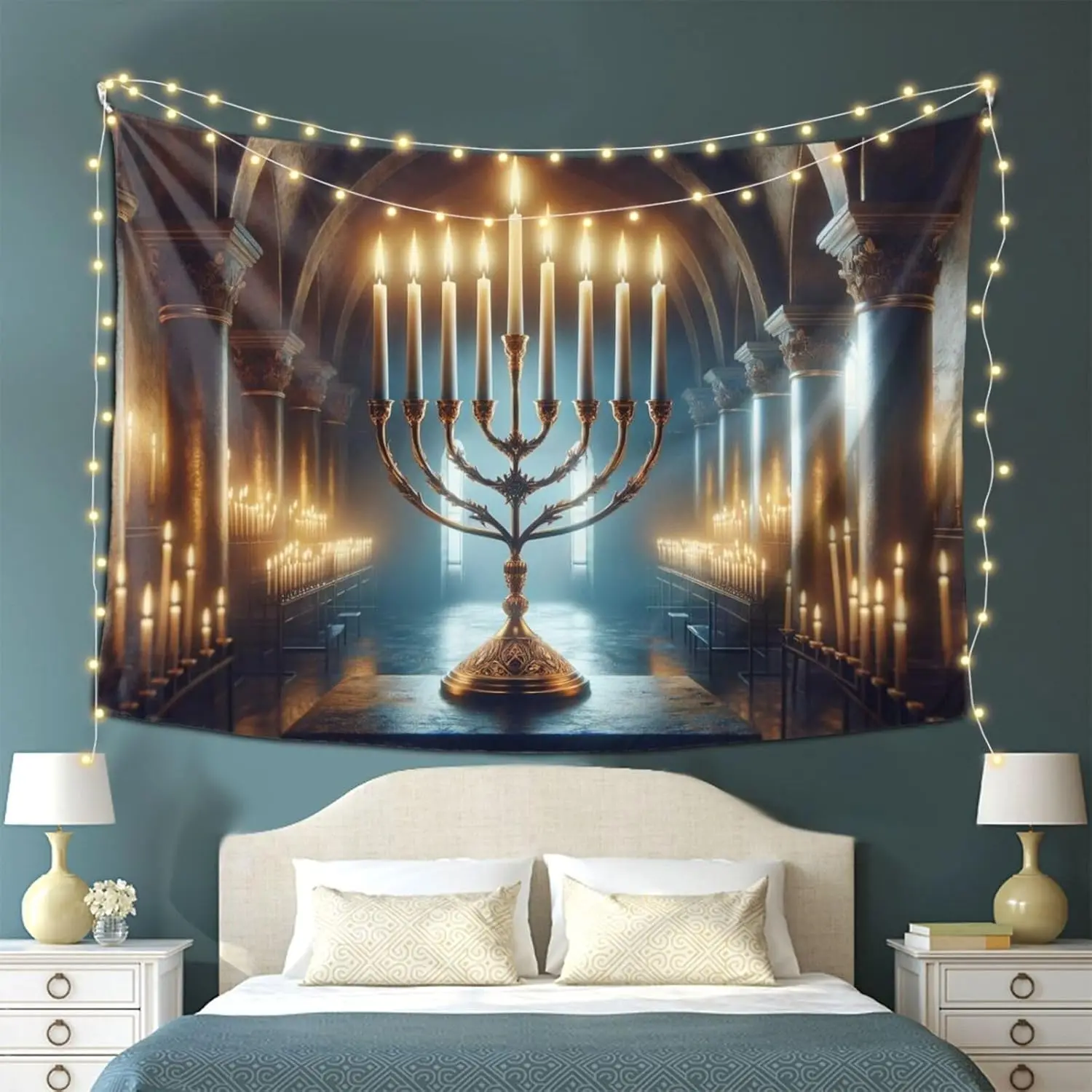Jewish Tapestry Hanukkah A Selection For Home Decor And Religious Celebrations, The Perfect Fusion Of Tradition And Modernity