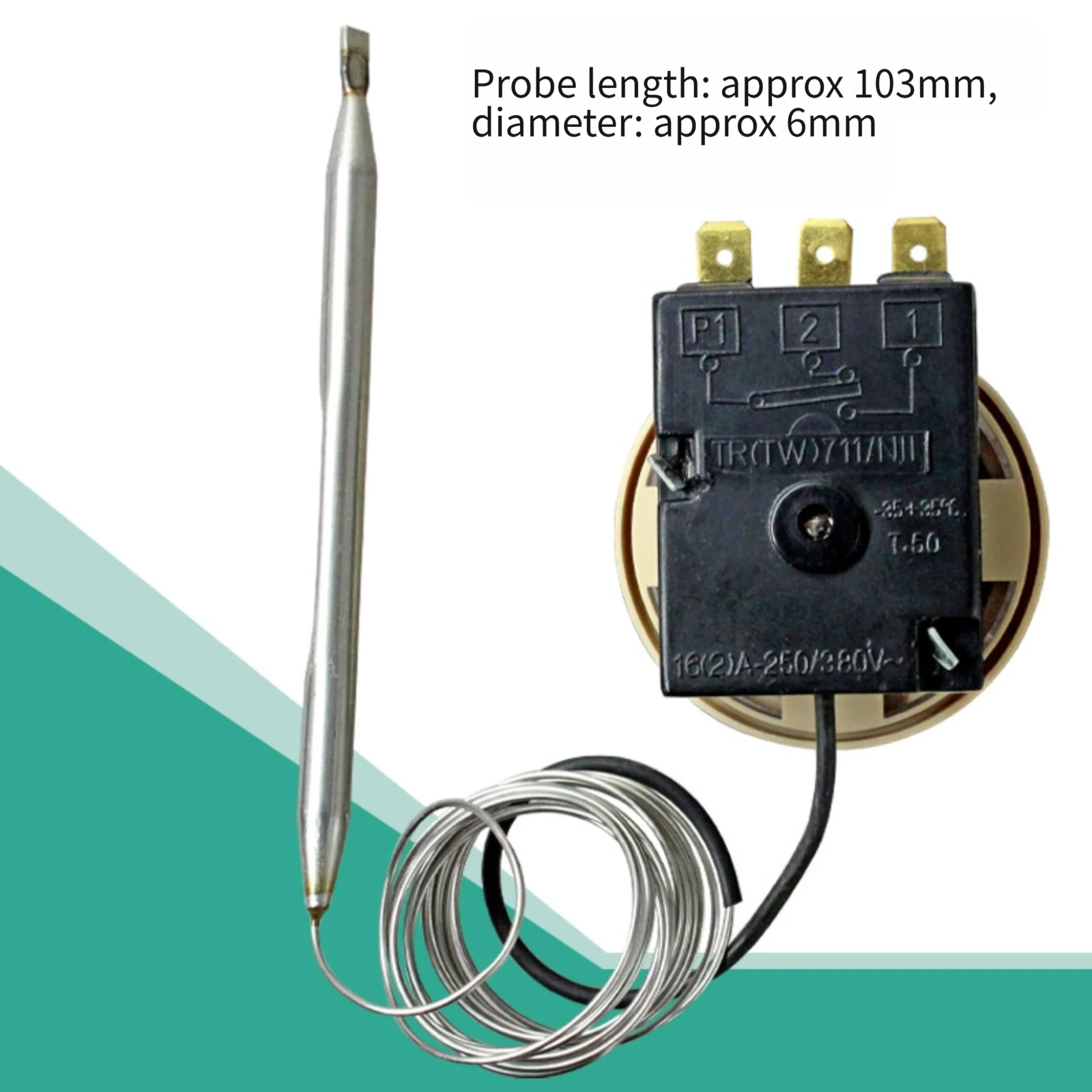 Cooling Unit Thermostat Temperature Control Switch 711 With 30cm Probe For Refrigerator Appliance Precise Regulation