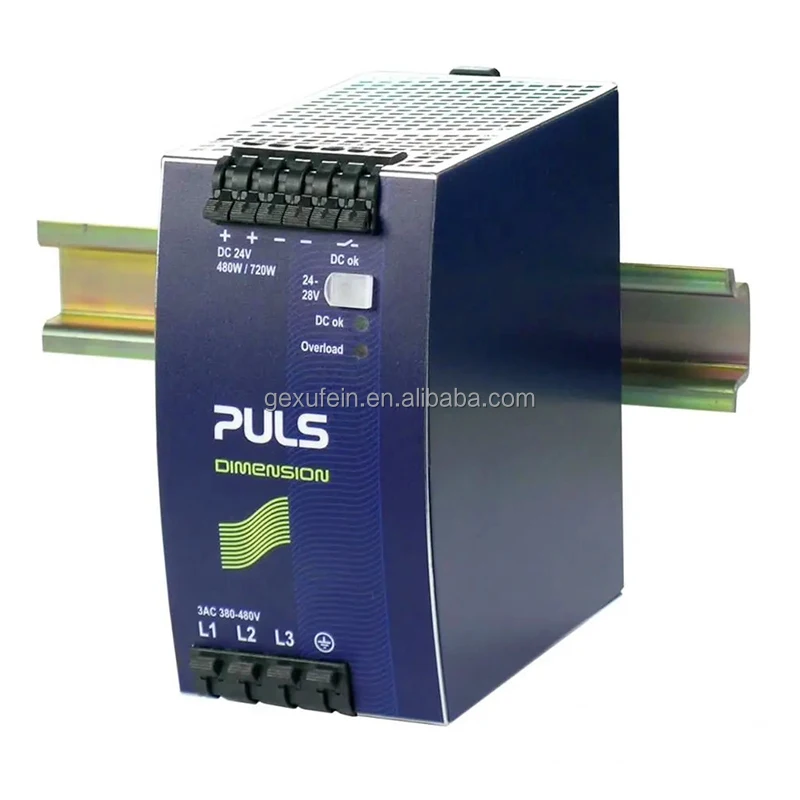 

Brand New PULS QT20-241-C1 DC Power Supply DIN Rail 480 W Output Power Rated 20A Current Output Three Phase QT20-241