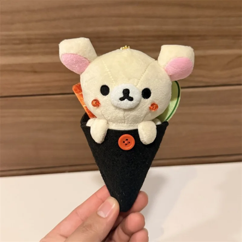 Sumikko Gurashi Rilakkuma Always Sushi Goods Cute Plush Keychain Korilakkuma Kawaii Bag Keychains Hanging Keyring Charm