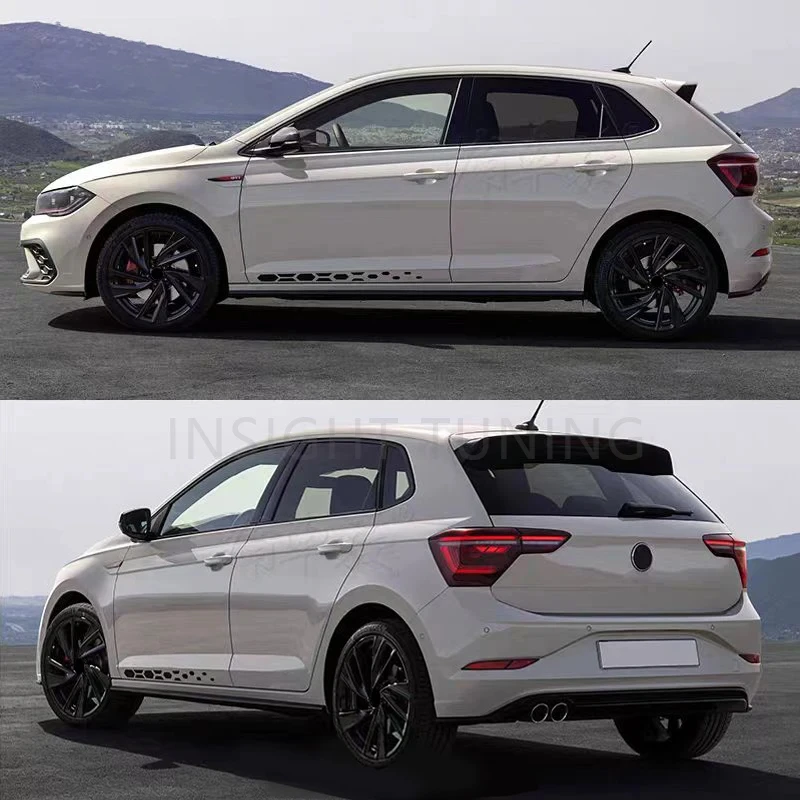 Convertion 2022 Car Accessories Front Bumper Head Light Grills Diffuser Bodykit for VW Polo Upgrade GTI Body Kit