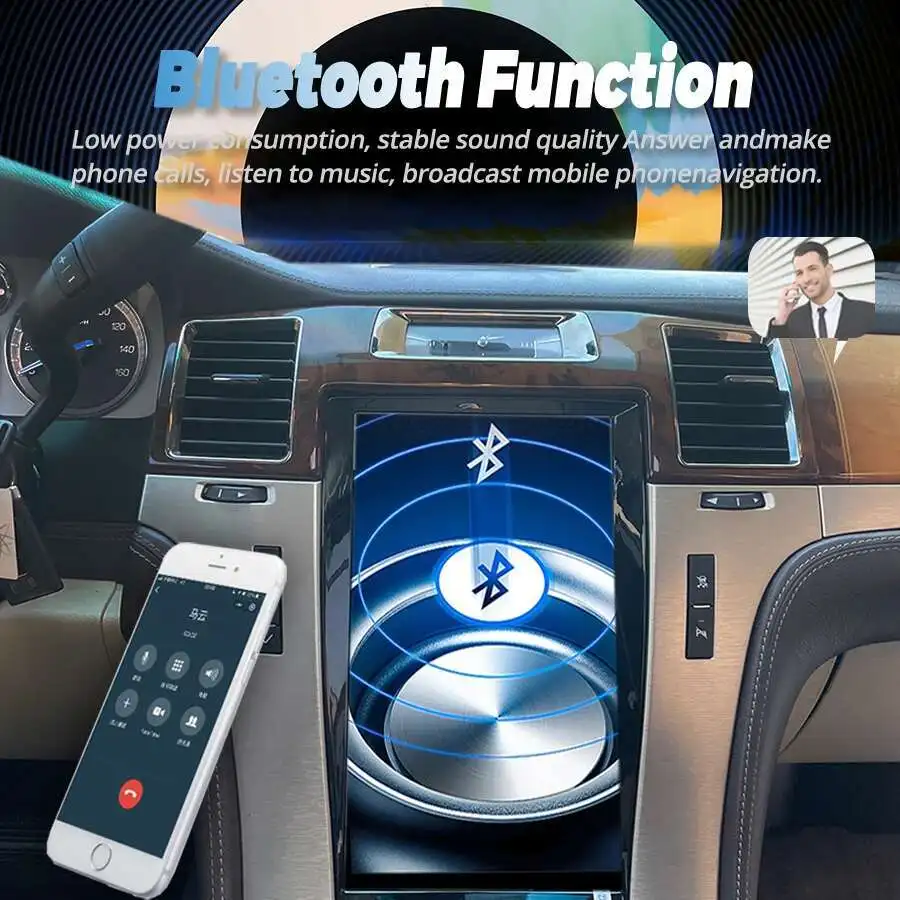 أندرويد 14 Carplay لكاديلاك إسكاليد 2007-2014 راديو السيارة 13.6 بوصة الوسائط المتعددة Autoradio الملاحة GPS WIFI IPS شاشة تعمل باللمس