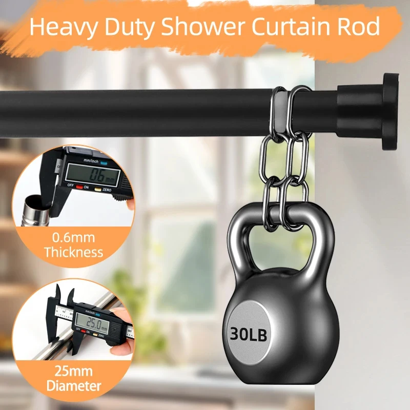 Thumbnail 3 - #14 Best Shower Rods to Buy In 2026