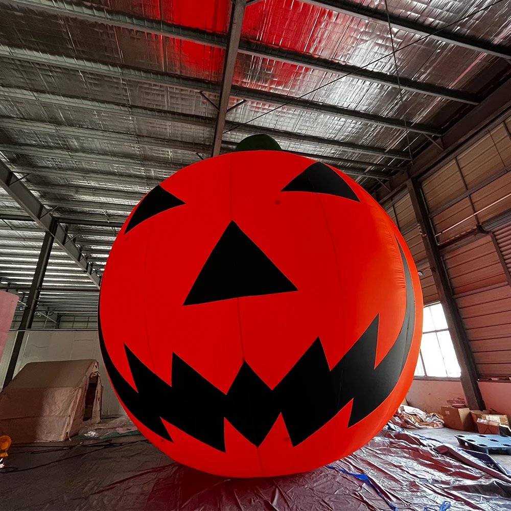 Custom Giant 20/26/33Ft Halloween Inflatable Pumpkin Decorations With Blower, Blow up Halloween Decorations Outdoor Holiday